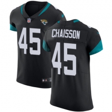 Men's Jacksonville Jaguars #45 K'Lavon Chaisson Black Team Color Stitched NFL Vapor Untouchable Elite Jersey