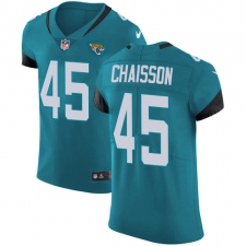 Men's Jacksonville Jaguars #45 K'Lavon Chaisson Teal Green Alternate Stitched NFL New Elite Jersey