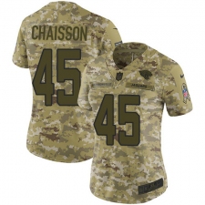 Women's Jacksonville Jaguars #45 K'Lavon Chaisson Camo Stitched NFL Limited 2018 Salute To Service Jersey