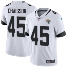 Youth Jacksonville Jaguars #45 K'Lavon Chaisson White Stitched NFL Vapor Untouchable Limited Jersey