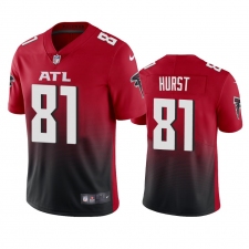Nike Atlanta Falcons #81 Hayden Hurst Men's Red 2nd Alternate 2020 Vapor Untouchable Limited NFL Jersey