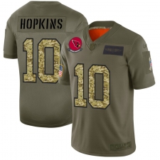 Men's Nike Arizona Cardinals #10 DeAndre Hopkins 2019 Olive Camo Salute To Service Limited NFL Jersey