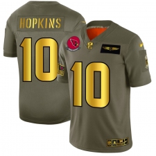 Men's Nike Arizona Cardinals #10 DeAndre Hopkins NFL Olive Gold 2019 Salute to Service Limited Jersey