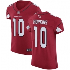 Men's Nike Arizona Cardinals #10 DeAndre Hopkins Red Team Color Stitched NFL Vapor Untouchable Elite Jersey