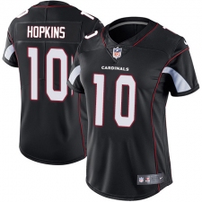 Women's Nike Arizona Cardinals #10 DeAndre Hopkins Black Alternate Stitched NFL Vapor Untouchable Limited Jersey