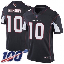 Youth Nike Arizona Cardinals #10 DeAndre Hopkins Black Alternate Stitched NFL 100th Season Vapor Untouchable Limited Jersey