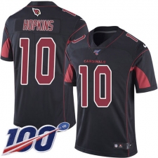 Youth Nike Arizona Cardinals #10 DeAndre Hopkins Black Stitched NFL Limited Rush 100th Season Jersey