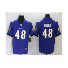 Baltimore Ravens #48 Patrick Queen Purple Team Color Vapor Untouchable Limited Player Football Jersey