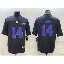 Men's Buffalo Bills #14 Stefon Diggs Black Vapor Untouchable Limited Stitched Jersey