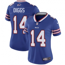 Women's Buffalo Bills #14 Stefon Diggs Royal Blue Team Color Stitched Vapor Untouchable Limited Jersey