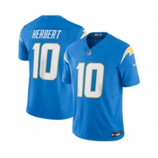 Men's Nike Los Angeles Chargers #10 Justin Herbert Blue 2023 F.U.S.E. Vapor Untouchable Limited Stitched Jersey