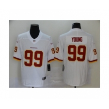 Washington Redskins #99 Chase Young white 2020 NFL Draft Vapor Limited Jersey