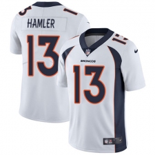 Youth Denver Broncos #13 KJ Hamler White Stitched Vapor Untouchable Limited Jersey