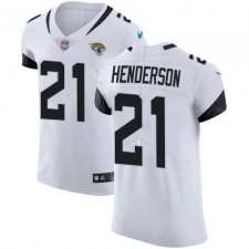 Men's Jacksonville Jaguars #21 C.J. Henderson White Stitched New Elite Jersey
