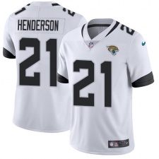 Youth Jacksonville Jaguars #21 C.J. Henderson White Stitched Vapor Untouchable Limited Jersey