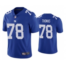 Men's New York Giants #78 Andrew Thomas 2020 Blue Vapor Untouchable Limited Stitched Jersey