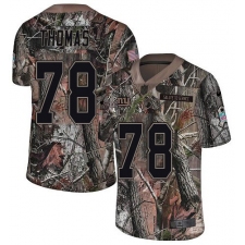 Men's New York Giants #78 Andrew Thomas Camo Stitched NFL Limited Rush Realtree Jersey