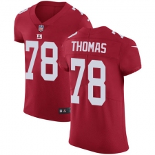 Men's New York Giants #78 Andrew Thomas Red Alternate Stitched NFL New Elite Jersey