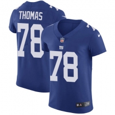 Men's New York Giants #78 Andrew Thomas Royal Blue Team Color Stitched NFL Vapor Untouchable Elite Jersey