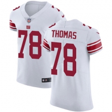 Men's New York Giants #78 Andrew Thomas White Stitched NFL New Elite Jersey