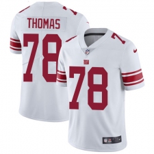 Men's New York Giants #78 Andrew Thomas White Stitched NFL Vapor Untouchable Limited Jersey