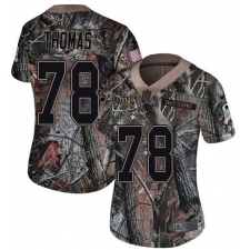 Women's New York Giants #78 Andrew Thomas Camo Stitched NFL Limited Rush Realtree Jersey