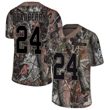 Youth New York Giants #24 James Bradberry Camo Stitched Limited Rush Realtree Jersey