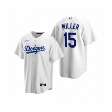 Men's Los Angeles Dodgers #15 Bobby Miller White 2020 MLB Draft Replica Home Jersey
