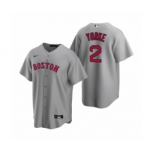 Men's Boston Red Sox #2 Nick Yorke Gray 2020 MLB Draft Replica Road Jersey