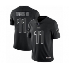 Men's Oakland Raiders #11 Henry Ruggs III Las Vegas Limited Black Impact Jersey