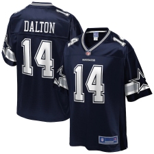 Men's Dallas Cowboys #14 Andy Dalton NFL Pro Line Navy Team Player Jersey.webp