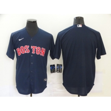 Men's Nike Boston Red Sox Blank Navy Royal Alternate Stitched Baseball Jersey