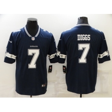 Men's Dallas Cowboys #7 Trevon Diggs Blue Limited Player Jersey