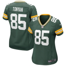 Women's Green Bay Packers #85 Robert Tonyan Nike Green Game Jersey