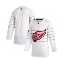 Men's Detroit Red Wings Blank White 2020 Hockey All-Star Game Authentic Jersey