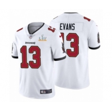 Women's Tampa Bay Buccaneers #13 Mike Evans White 2021 Super Bowl LV Jersey