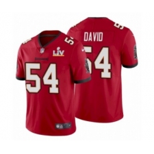 Youth Tampa Bay Buccaneers #54 Lavonte David Red 2021 Super Bowl LV Jersey