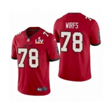 Youth Tampa Bay Buccaneers #78 Tristan Wirfs Red 2021 Super Bowl LV Jersey