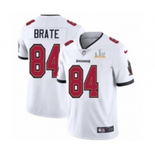Youth Tampa Bay Buccaneers #84 Cameron Brate White 2021 Super Bowl LV Jersey