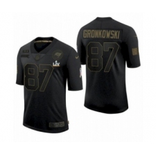 Youth Tampa Bay Buccaneers #87 Salute To Service Jersey Super Bowl LV