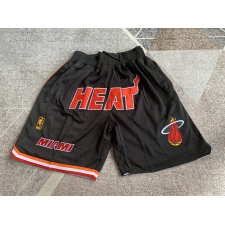 Men's Miami Heat Regular black with four pockets Shorts