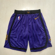 Men's Los Angeles Lakers Purple stripe Shorts