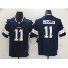Men's Dallas Cowboys #11 Micah Parsons Nike Navy 2021 NFL Draft First Round Pick Limited Jersey