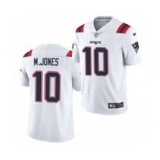 Men's New England Patriots #10 Mac Jones White 2021 Vapor Untouchable Limited Jersey