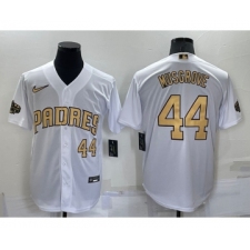 Men's San Diego Padres #44 Joe Musgrove Number White 2022 All Star Stitched Cool Base Nike Jersey