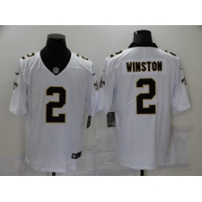 Men's New Orleans Saints #2 Jameis Winston Black Football Draft Limited Jersey