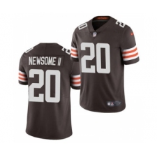 Men's Cleveland Browns #20 Greg Newsome II Brown 2021 Vapor Untouchable Limited Jersey
