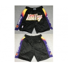 Men's Phoenix Suns Black Shorts (Run Small)