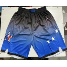 Men's 2023 All Star Blue With Game Swingman Hot Press Shorts