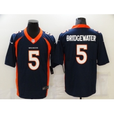 Men's Denver Broncos #5 Teddy Bridgewater Nike Blue Limited Jersey